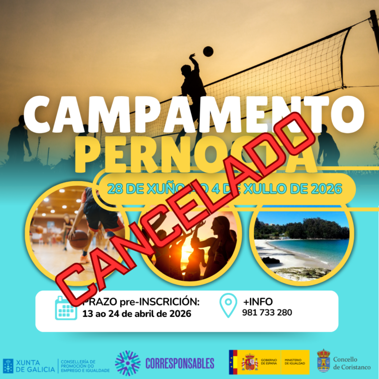 CAMPAMENTO PERNOCTA 2026 CANCELADO