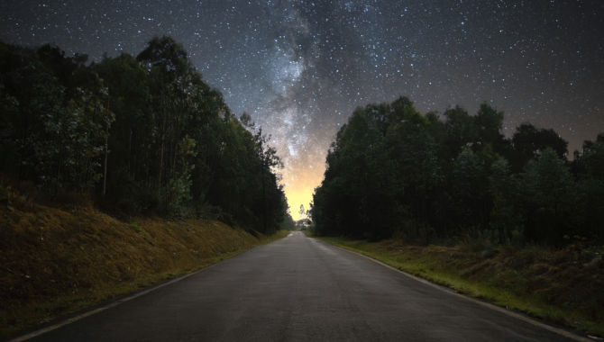 Mirador Lagoa de Fontecova Estrelas